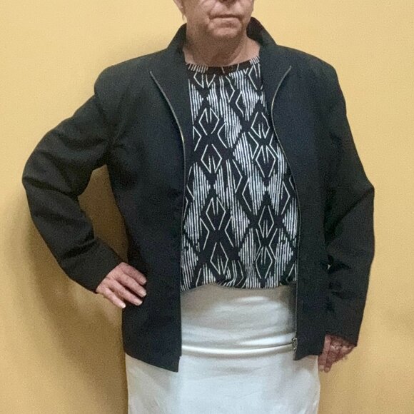 Ralph Lauren Womens Black Wool Jacket - Picture 2 of 7